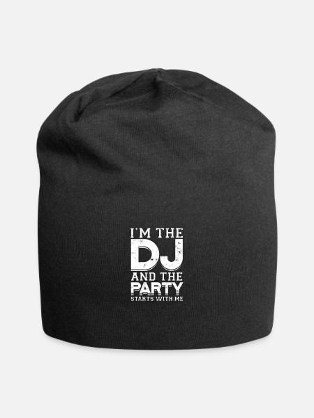Ich bin der DJ und die Party beginnt mit mir - DJ - Jersey-Beanie - Schwarz