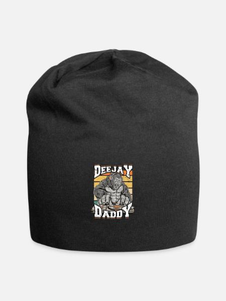 Deejay Daddy - Vinyl - Jersey-Beanie - Schwarz