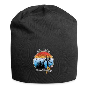 Pure Energy - Wind Energy - Jersey Beanie - black - Front