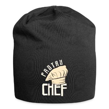 Pastry Chef Skull Baking Pastry Baked Goods - Jersey Beanie - black - Front