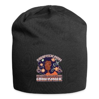 Handicap Wheelchair Design for an Amputation - Jersey-Beanie - Schwarz - Vorne