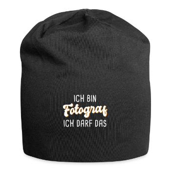 Fotograf - Jersey-Beanie - Schwarz - Vorne