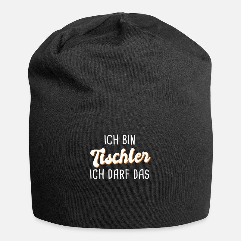 Tischler - Jersey-Beanie - Schwarz