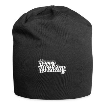 Bon anniversaire - Bonnet en jersey - noir - Devant