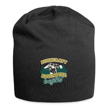 Bushcrafter Survival-adventure Outdoor Camping - Jersey Beanie - black - Front