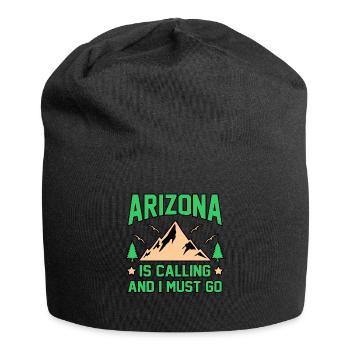 Arizona reisende geschenk - Jersey-Beanie - Schwarz - Vorne