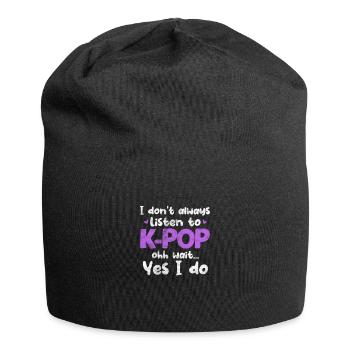 K-Pop Musique Coréenne Pop Corée Kpop Cadeau - Bonnet en jersey - noir - Devant