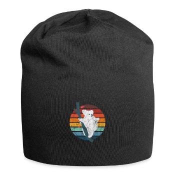 Koala - Jersey-Beanie - Schwarz - Vorne