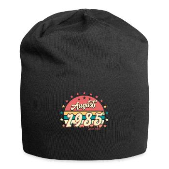 Salutations d’anniversaire 1985 Août - Bonnet en jersey - noir - Devant