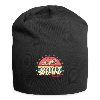 Meilleur mois de naissance Août 2001 - Bonnet en jersey - noir - Devant