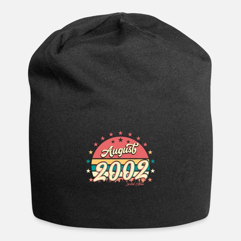 20e anniversaire en août 2002 - Bonnet en jersey - noir