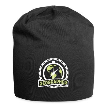 Geography Geography Student Geography Profession - Jersey Beanie - black - Front