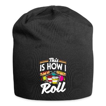 Painter Painting This Is How I Roll Funny - Jersey Beanie - black - Front