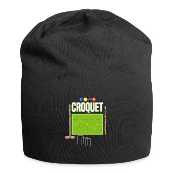 Croquet Player Jardin Croquet & Golf GoldSport - Bonnet en jersey - noir - Devant