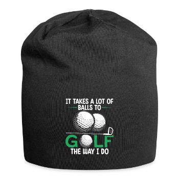 It Takes A Lot of Balls To Golf Like I Do Golfers - Bonnet en jersey - noir - Devant
