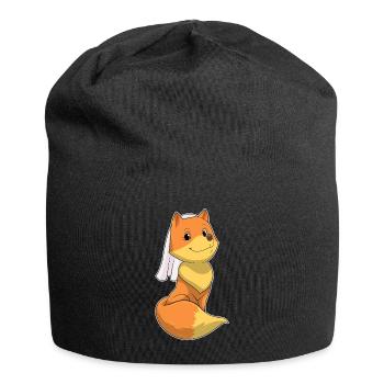 Renard Voile de mariée Mariage - Bonnet en jersey - noir - Devant