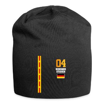 Sauftrikot Deutschland Reinharrt Stecken - Jersey-Beanie - Schwarz - Vorne