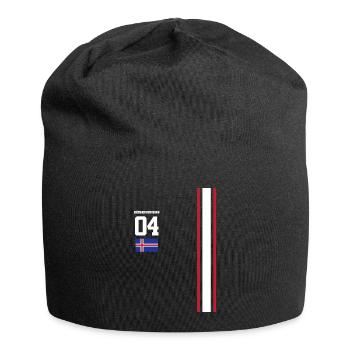 Sauftrikot Island Biervernichtsson - Jersey-Beanie - Schwarz - Vorne