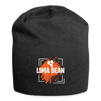 Lima Bean fantastic Design - Jersey-Beanie - Schwarz - Vorne