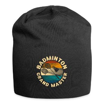Cool Retro Crossing Raquettes Badminton Grand Maître - Bonnet en jersey - noir - Devant