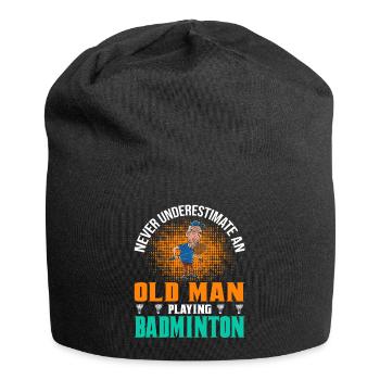 Cool Badminton Dad Badminton Spieler Vater - Jersey-Beanie - Schwarz - Vorne