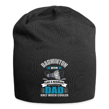 Cool Badminton Dad Badminton Spieler Vater - Jersey-Beanie - Schwarz - Vorne