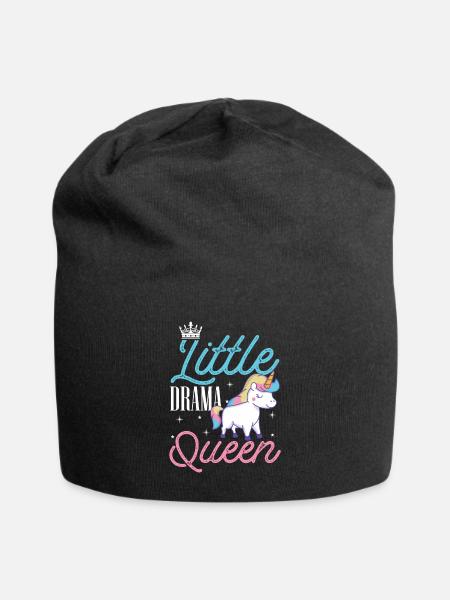Licorne - Bonnet en jersey - noir