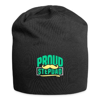 Fier beau-père Beau-père Beau-père Fête des pères - Bonnet en jersey - noir - Devant