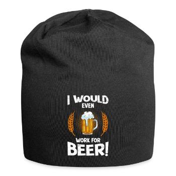 For beer I would even work brewer - Jersey Beanie - black - Front