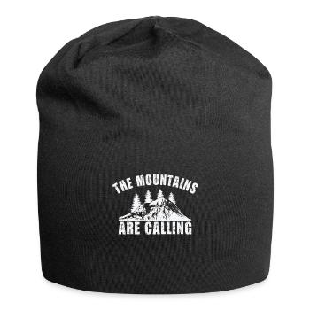 The Mountains are Calling Outdoor Berge Wandern - Jersey-Beanie - Schwarz - Vorne