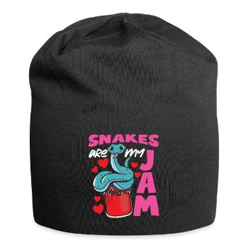 Serpent Serpent Serpent Les Serpents Sont Ma Confiture - Bonnet en jersey - noir - Devant