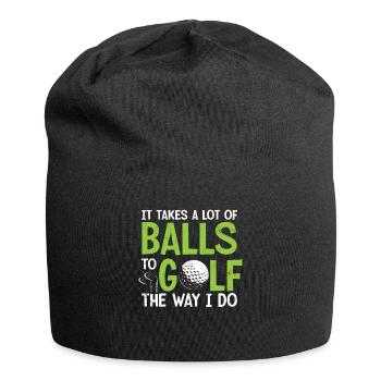 It Takes A Lot of Balls To Golf Like I Do Golfers - Bonnet en jersey - noir - Devant