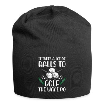 It Takes A Lot of Balls To Golf Like I Do Golfers - Bonnet en jersey - noir - Devant