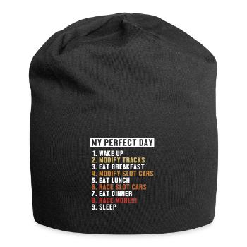 Slot Car Perfect Day RC Car Car Drag Racing Slot - Jersey Beanie - black - Front