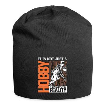 Ask Me About Basketball Actually You Don't Have To - Jersey-Beanie - Schwarz - Vorne