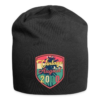 Meilleur mois de naissance Août 2000 - Bonnet en jersey - noir - Devant
