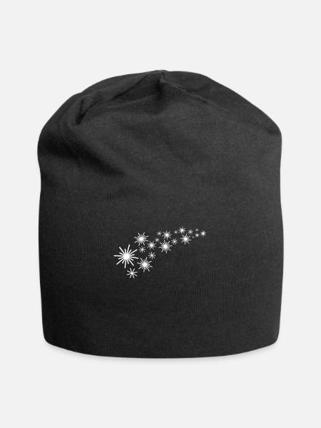 Sternenflotte Weiss - Jersey-Beanie - Schwarz