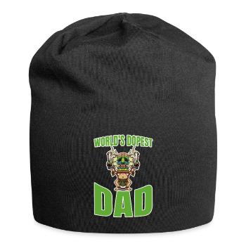 World's Dopest Dad - Jersey-Beanie - Schwarz - Vorne