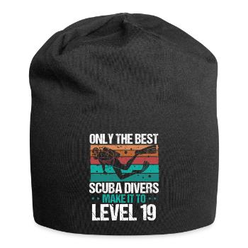 19 Scuba Diving Level 19 Year Diver Snorkeling - Jersey-Beanie - Schwarz - Vorne