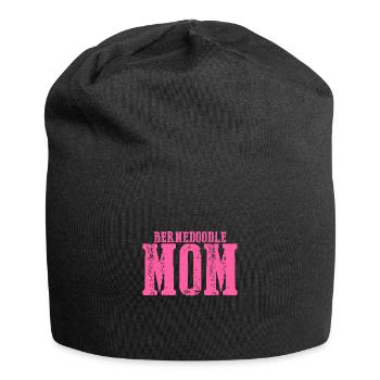 Bernedoodle Mom Dog - Jersey Beanie - black - Front