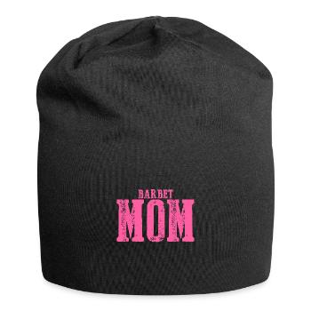 Barbet maman Chien - Bonnet en jersey - noir - Devant
