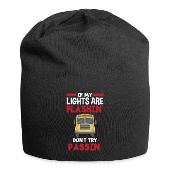 Funny school bus driver school bus bus driver - Jersey Beanie - black - Front