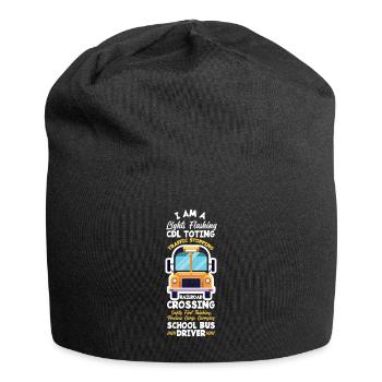 Funny school bus driver school bus bus driver - Jersey Beanie - black - Front