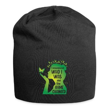 She remebered who she was - Jersey-Beanie - Schwarz - Vorne