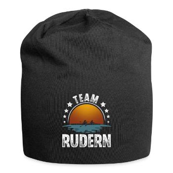 Rudern Ruderer Ruderboot Team - Jersey-Beanie - Schwarz - Vorne