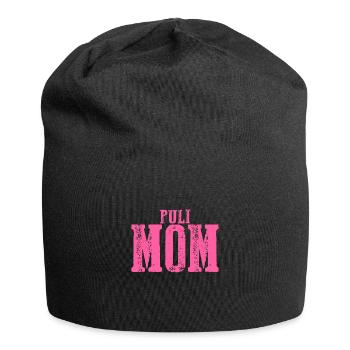 Puli maman Chien - Bonnet en jersey - noir - Devant