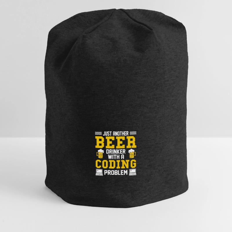 Coding Beer Programmer Coder Développeur Bonnet en jersey