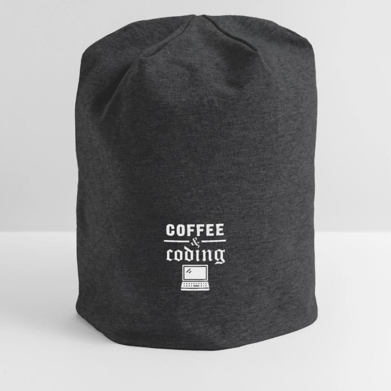 Programmierer Kaffee Coding Entwickler Informatik Jersey-Beanie