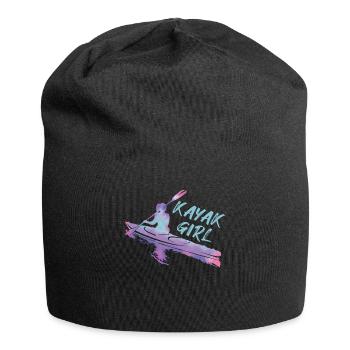 Boating Boat Girl Kayak Pontoon Lake Summer 2022 - Jersey-Beanie - Schwarz - Vorne