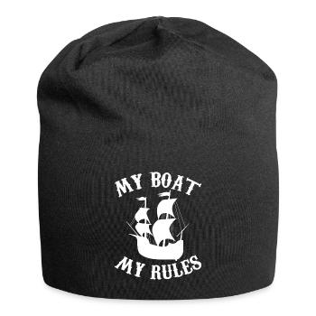 My Boat My Rules - Captain Sea Sailor - Jersey Beanie - black - Front